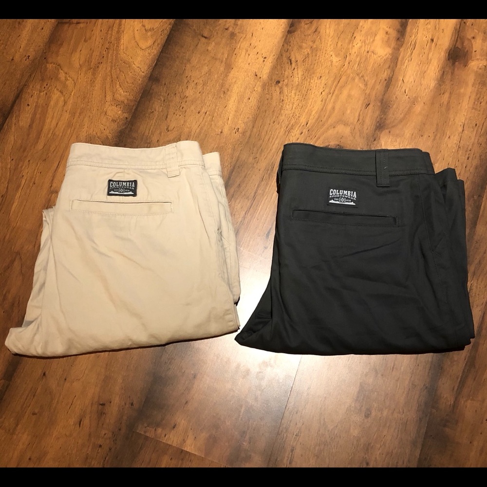 38x34 Columbia Sportswear Pants Khaki & Gray